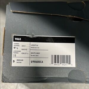 New Balance White Grey Lifestyle Shoes